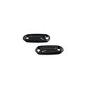 LighTech Pair Mirror Block-Off Plates for Kawasaki Ninja/Z 500/ZX-6R/ZX-636/ZX-4RR