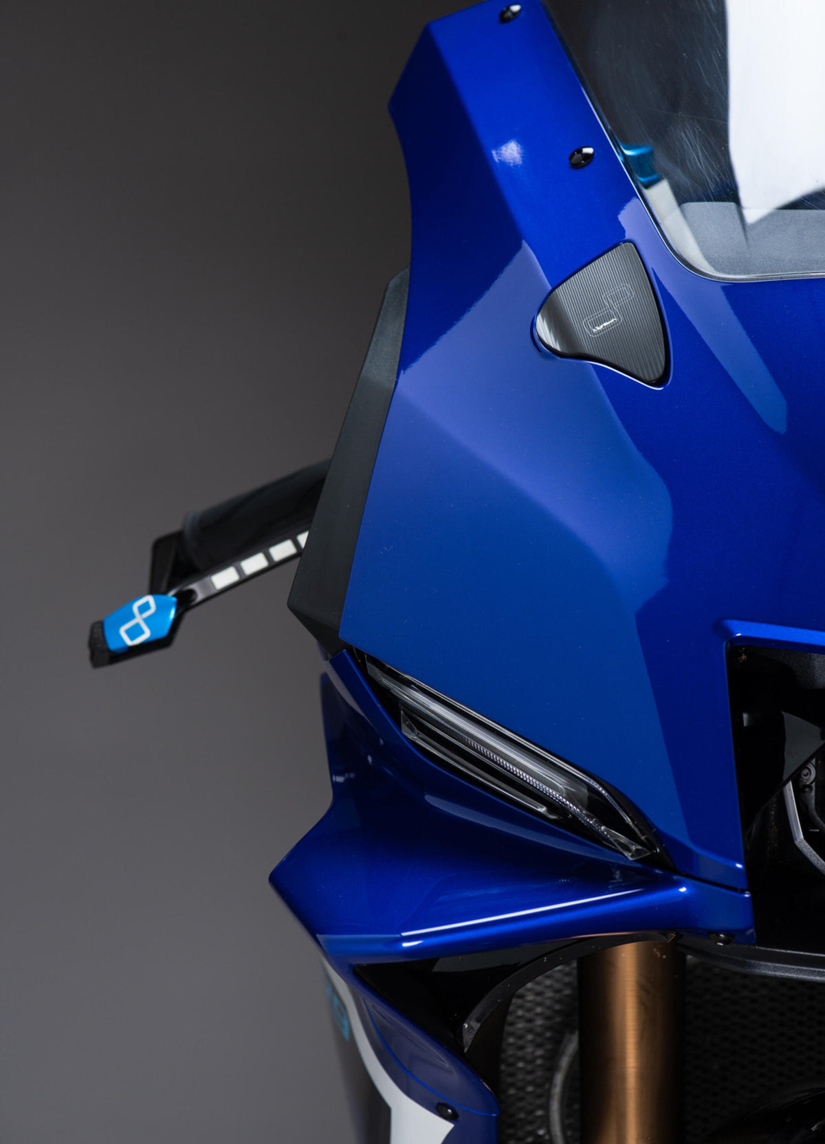 LighTech Pair Mirror Block-Off Plates for Yamaha R9 2025â€“2026