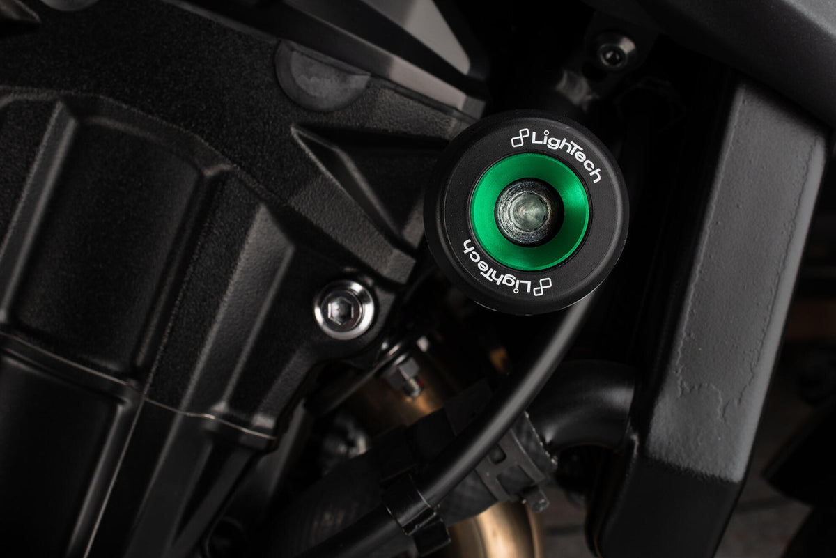 LighTech Shock-Absorbing Frame Sliders Kit for Kawasaki Z900 2017–2026 / Kawasaki Z900SE 2026
