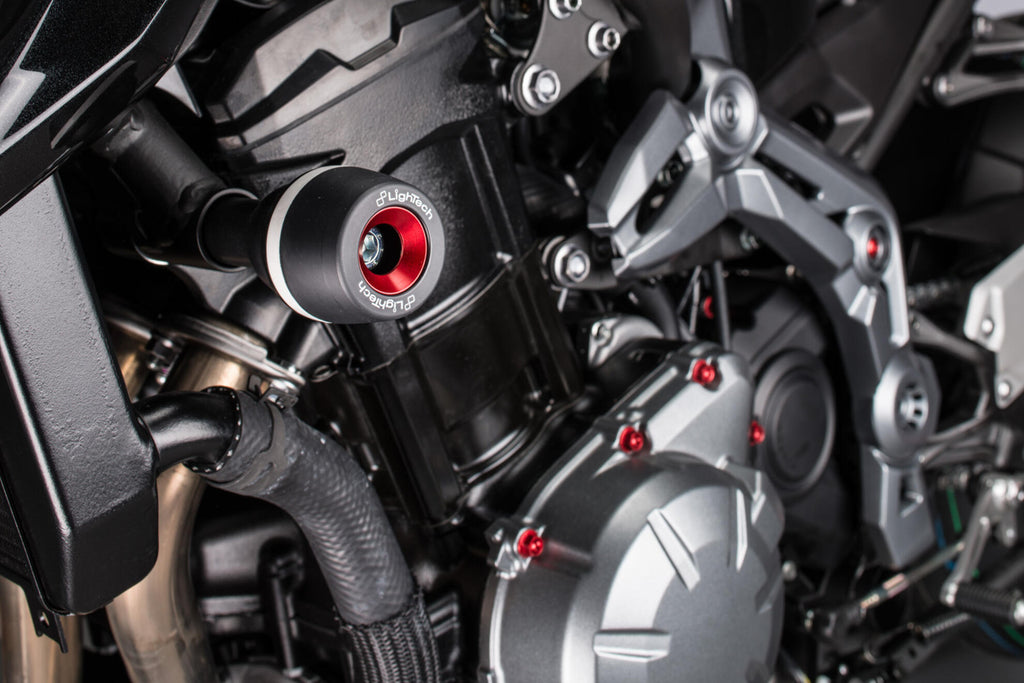 LighTech Shock-Absorbing Frame Sliders Kit for Kawasaki Z900 2017–2026 / Kawasaki Z900SE 2026