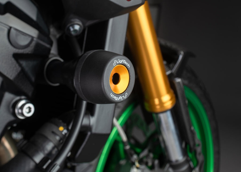 LighTech Shock-Absorbing Frame Sliders Kit for Kawasaki Z900 2017–2026 / Kawasaki Z900SE 2026