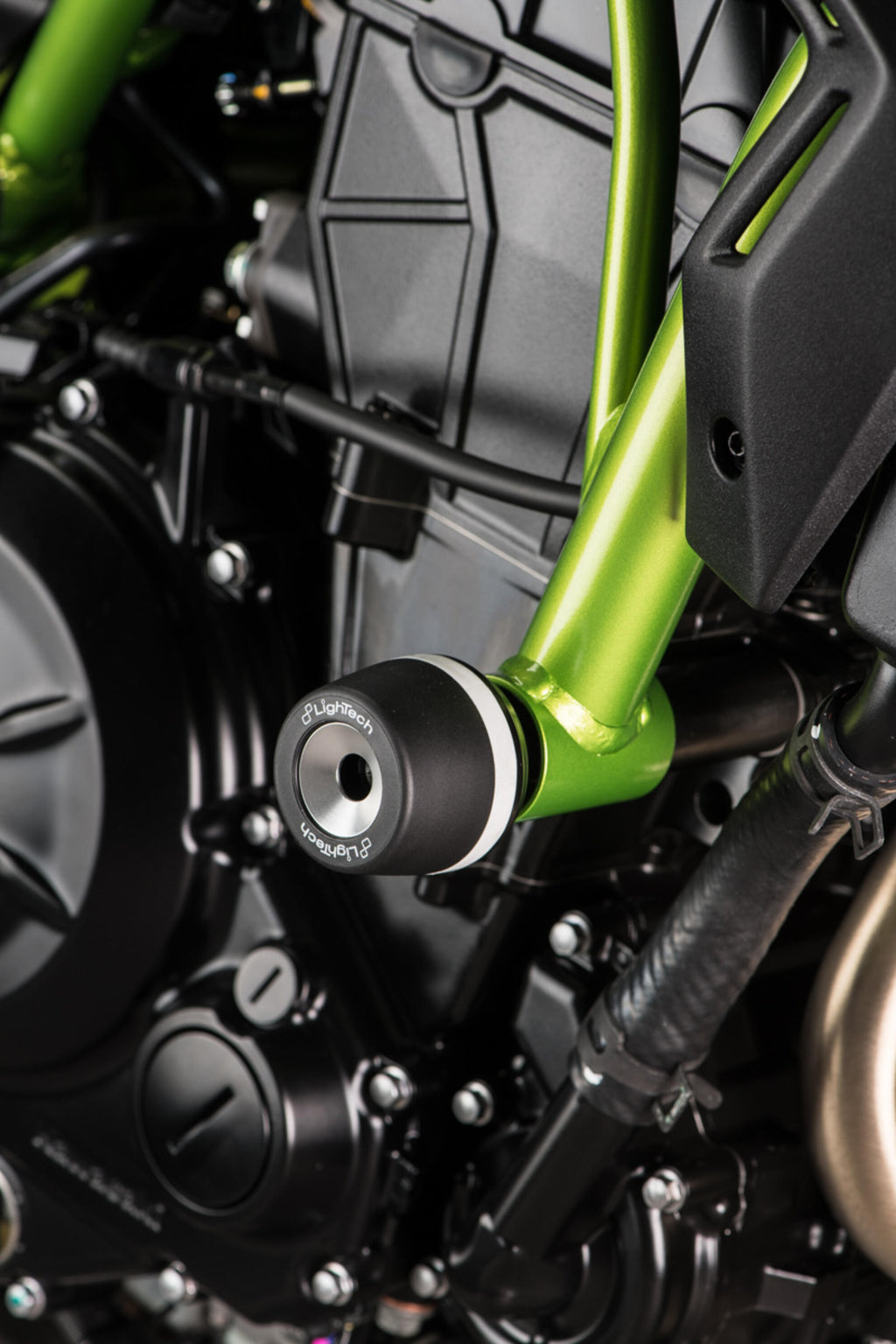 LighTech Shock-Absorbing Frame Sliders Kit for Kawasaki Z650 2022–2025