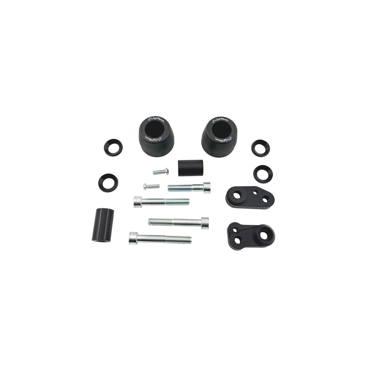 LighTech Shock-Absorbing Frame Sliders Kit for Kawasaki ZX636 2024–2025 / Kawasaki ZX6R 2024–2025