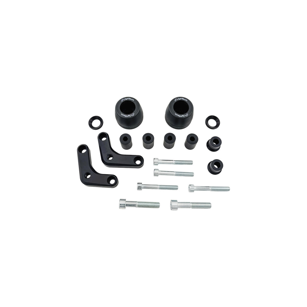 LighTech Shock-Absorbing Frame Sliders Kit for KTM DUKE 125 2017–2021 / KTM DUKE 390 2017–2022