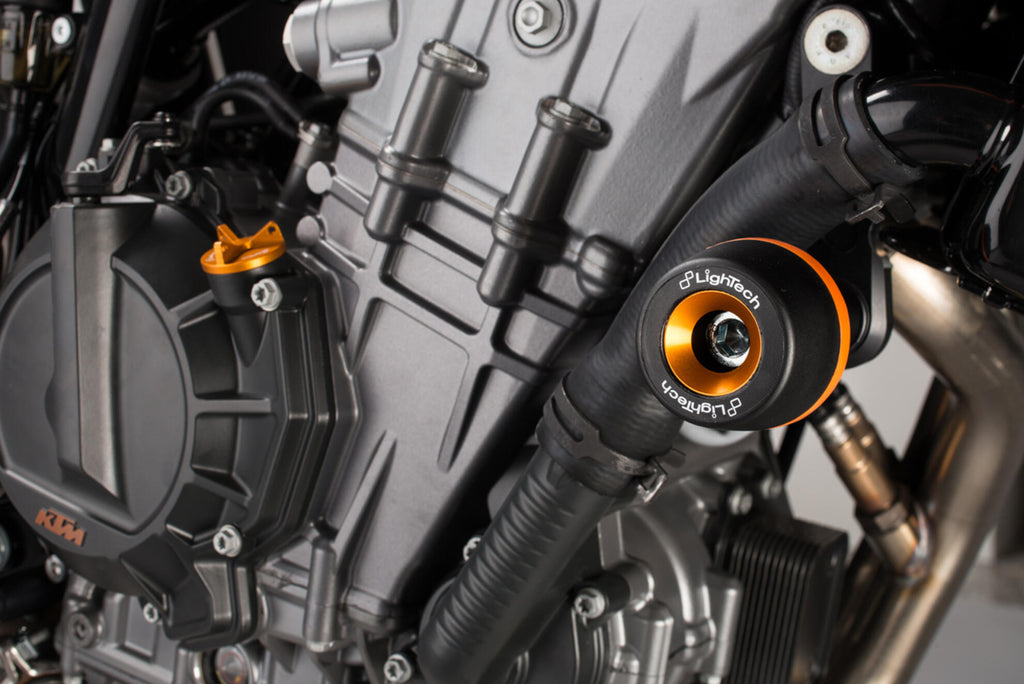LighTech Shock-Absorbing Frame Sliders Kit for KTM Multiple Models