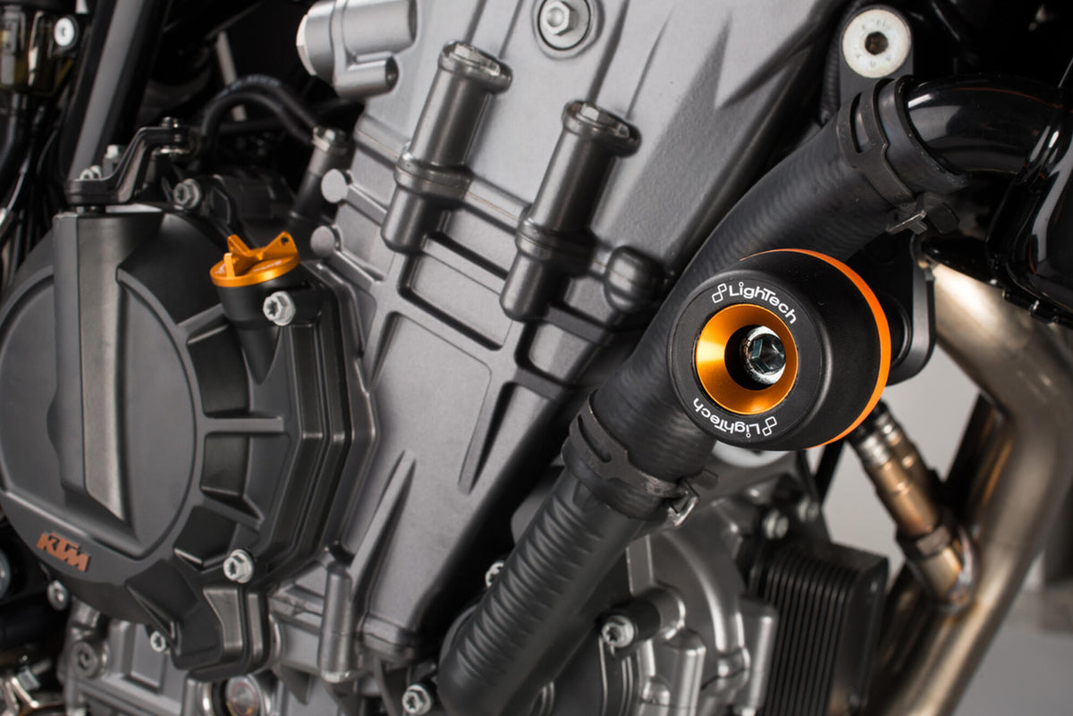 LighTech Shock-Absorbing Frame Sliders Kit for KTM Multiple Models