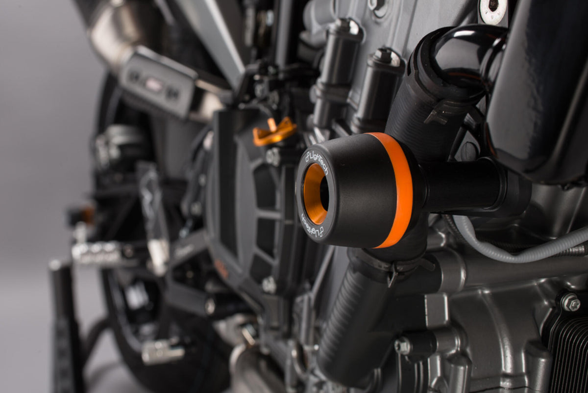 LighTech Shock-Absorbing Frame Sliders Kit for KTM Multiple Models