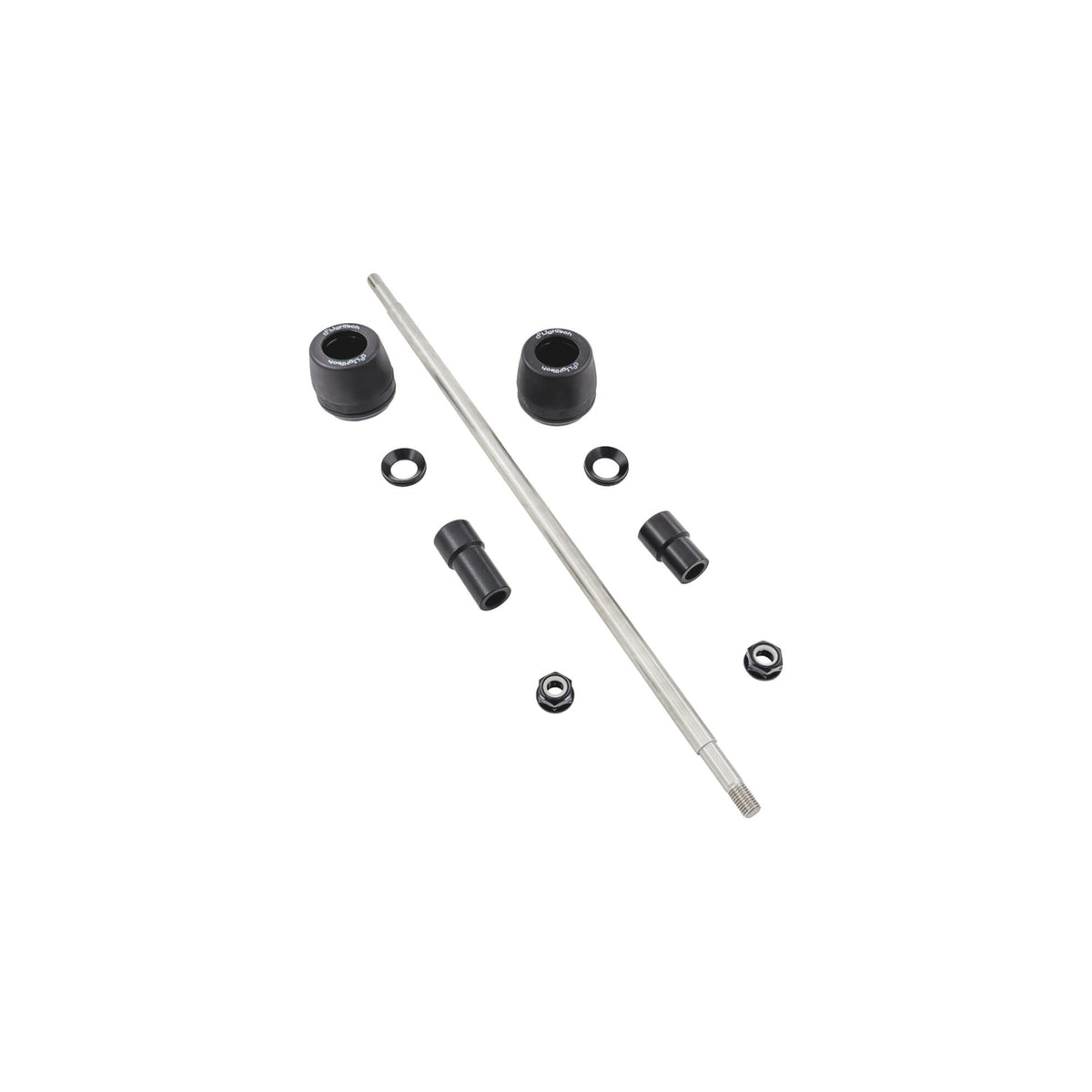 LighTech Shock-Absorbing Frame Sliders Kit for Suzuki SV 650 2016–2024