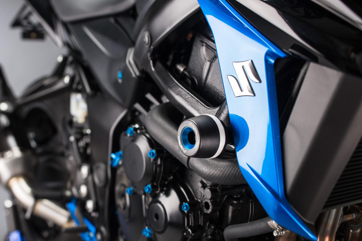 LighTech Shock-Absorbing Frame Sliders Kit for Suzuki GSX S750 2017–2020