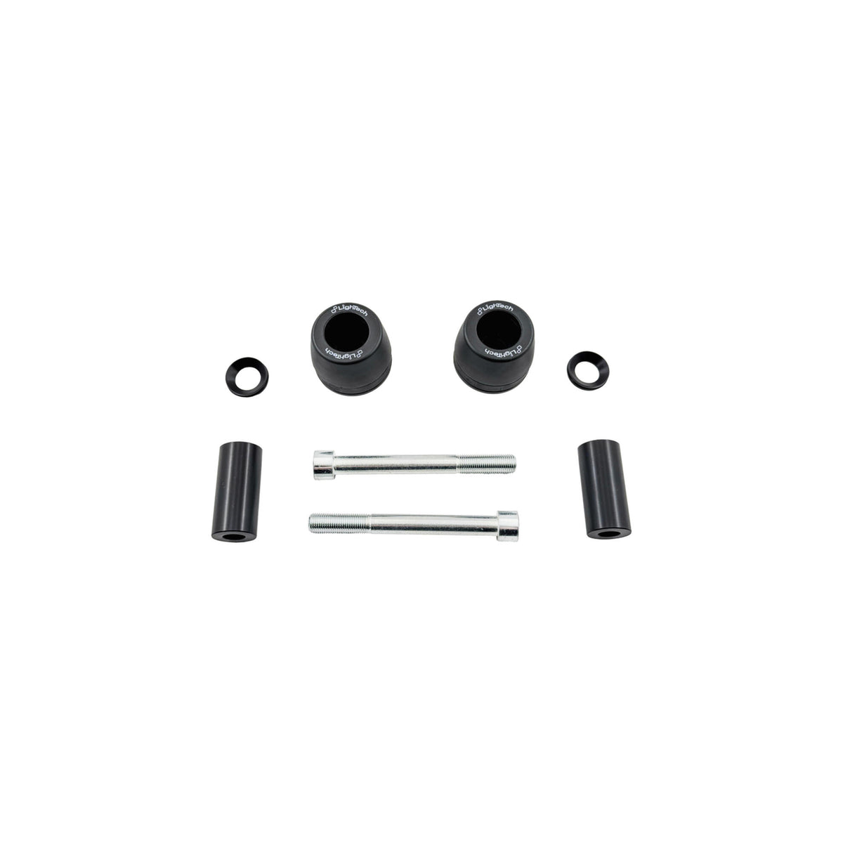 LighTech Shock-Absorbing Frame Sliders Kit for Yamaha MT 07 2014, 2015, 2016, 2017, 2018, 2019, 2020, 2021, 2022, 2023, 2025