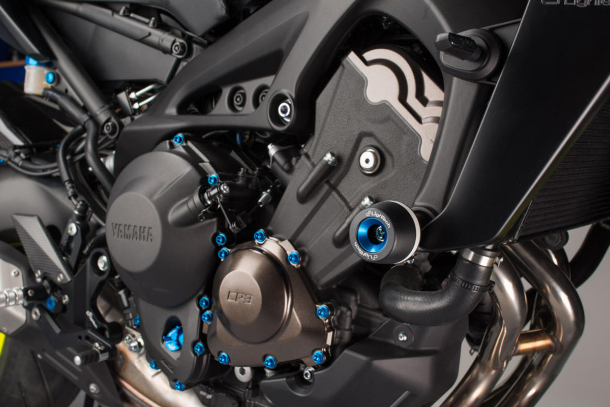 LighTech Shock-Absorbing Frame Sliders Kit for Yamaha MT 09 2017–2020