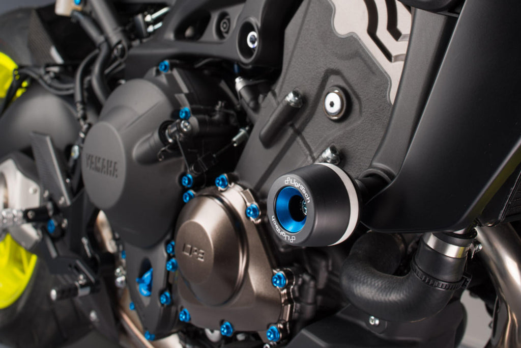 LighTech Shock-Absorbing Frame Sliders Kit for Yamaha MT 09 2017–2020