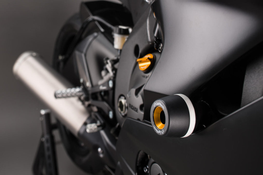 LighTech Shock-Absorbing Frame Sliders Kit for Yamaha R6 2017–2025