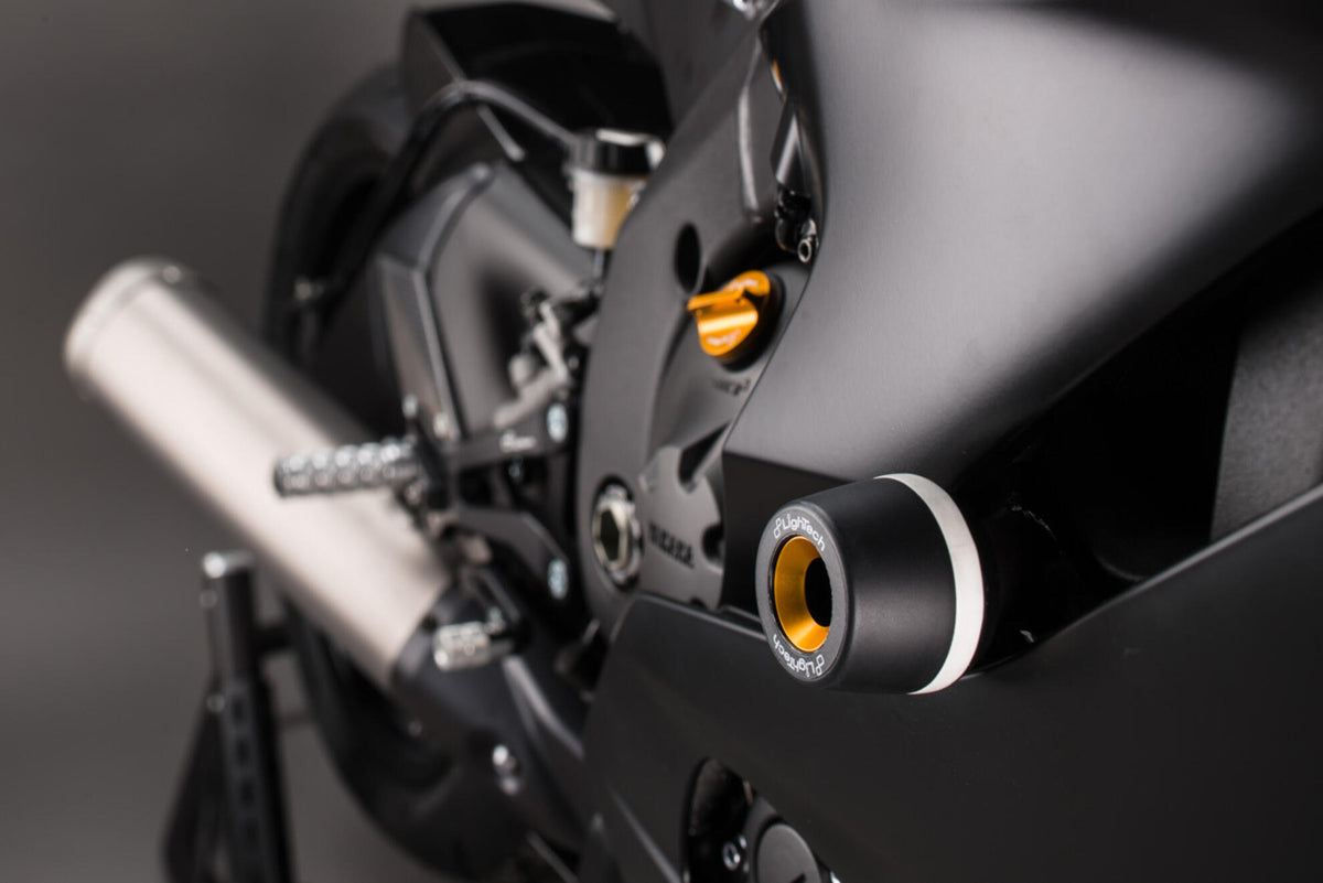 LighTech Shock-Absorbing Frame Sliders Kit for Yamaha R6 2017–2025