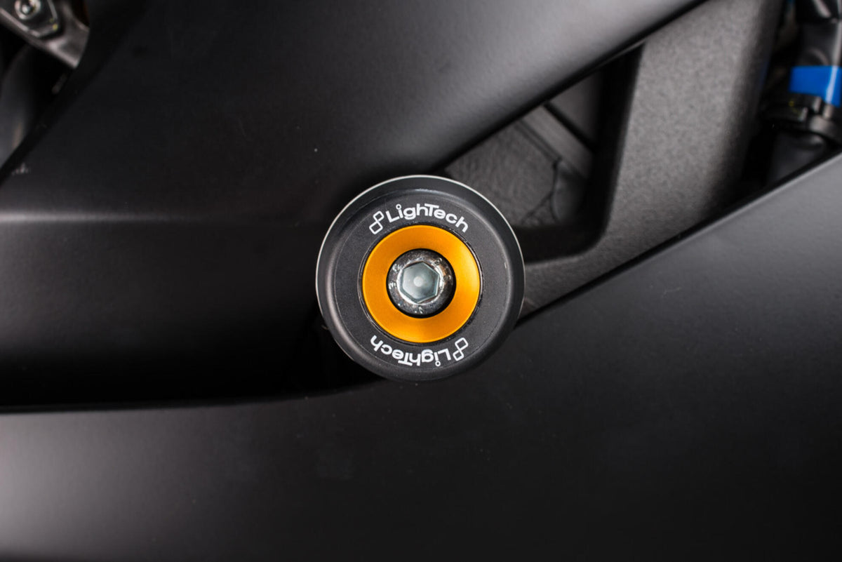 LighTech Shock-Absorbing Frame Sliders Kit for Yamaha R6 2017–2025