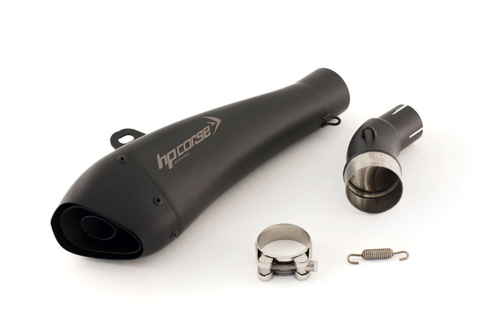 HP Corse Hydroform Black Exhaust for Suzuki GSR 750 2011-2016 - HP Corse