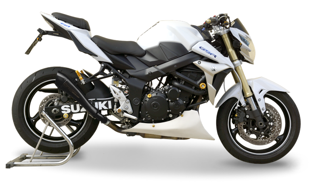 HP Corse Hydroform Black Exhaust for Suzuki GSR 750 2011-2016 - HP Corse