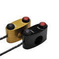 Handlebar switch 2 buttons right (run & start) - STM Italy