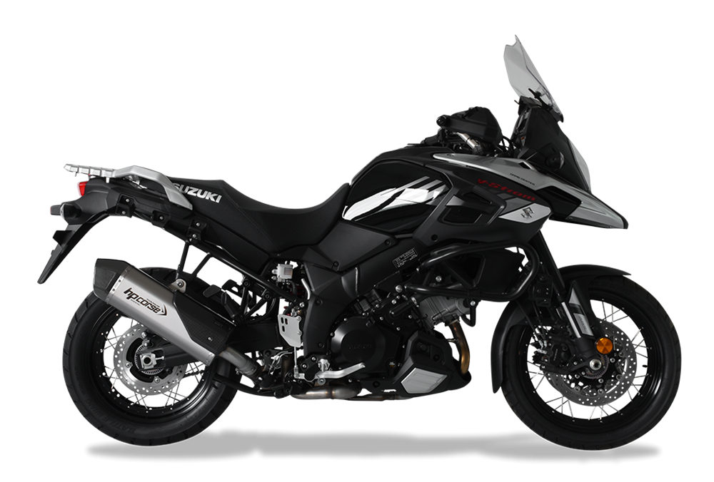 HP Corse SPS Carbon Titanium Exhaust for Suzuki V-Strom 1000 2017-2019 - HP Corse