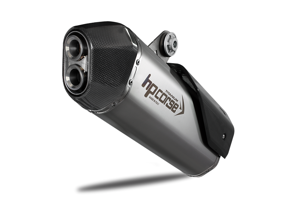 HP Corse SPS Carbon Titanium Exhaust for Suzuki V-Strom 1000 2017-2019 - HP Corse