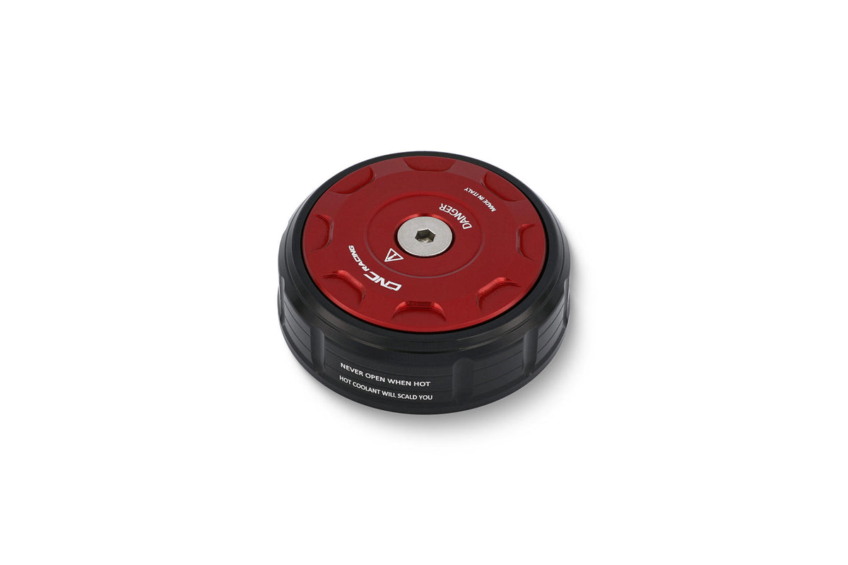 CNC Racing Radiator cap cover Ducati BICOLOR
