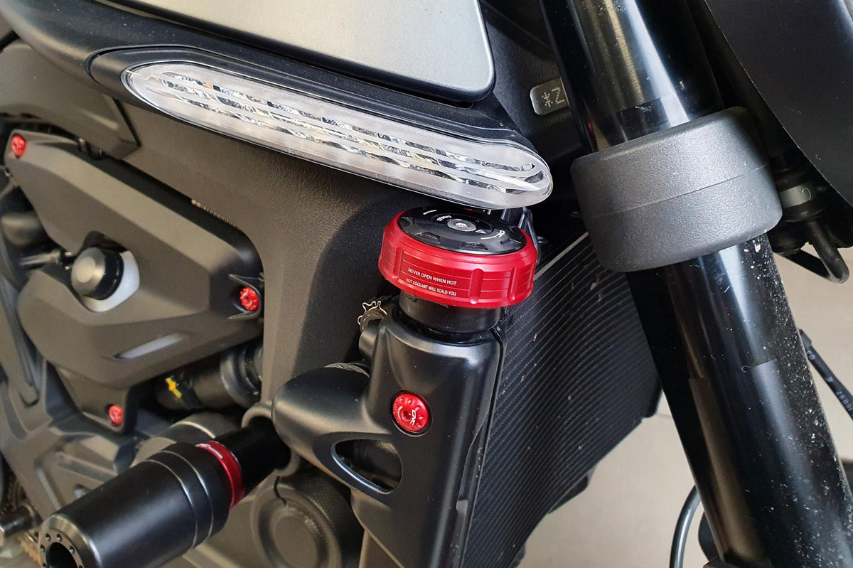 CNC Racing Radiator cap cover Ducati BICOLOR - CNC Racing image 2