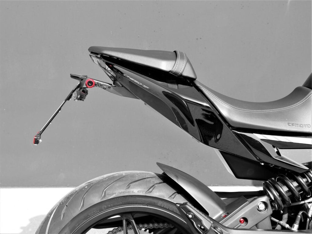 LighTech Adjustable License Plate Holder for CFMoto for CFMOTO 650NK 2021–2024