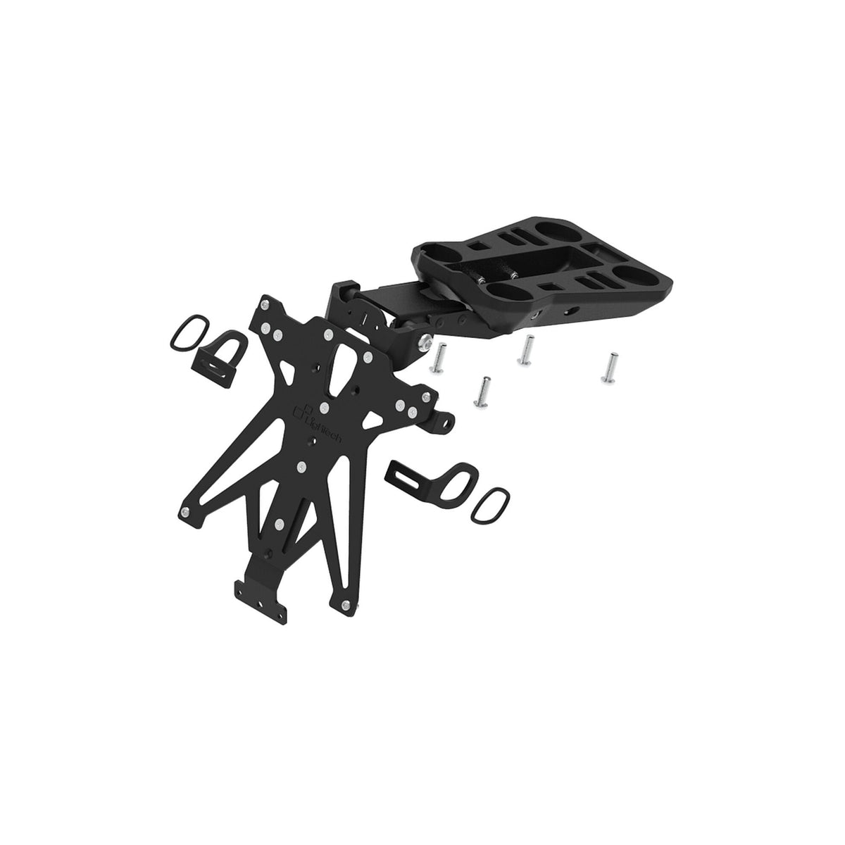 LighTech Adjustable License Plate Holder for Ducati MULTISTRADA V2 S 2025–2026 / Ducati MULTISTRADA V2 2025–2026