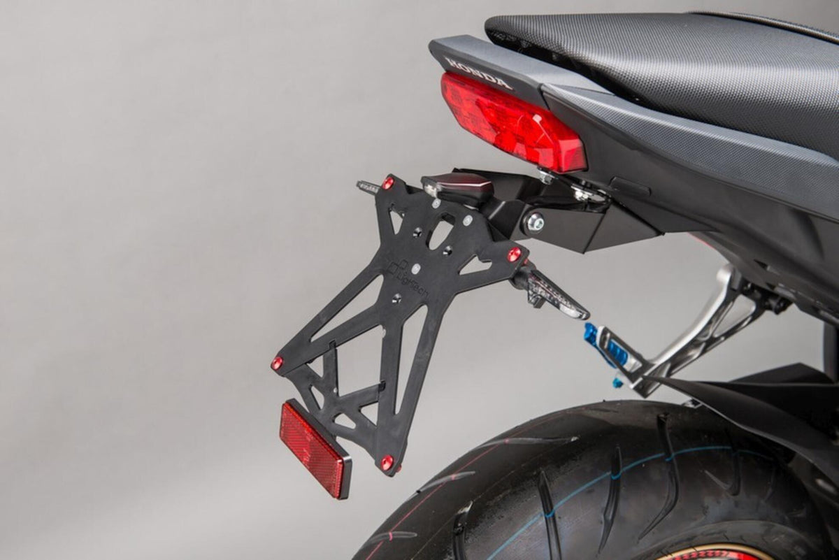 LighTech Adjustable License Plate Holder for Honda CB650F 2014–2018 / Honda CBR650F 2014–2018