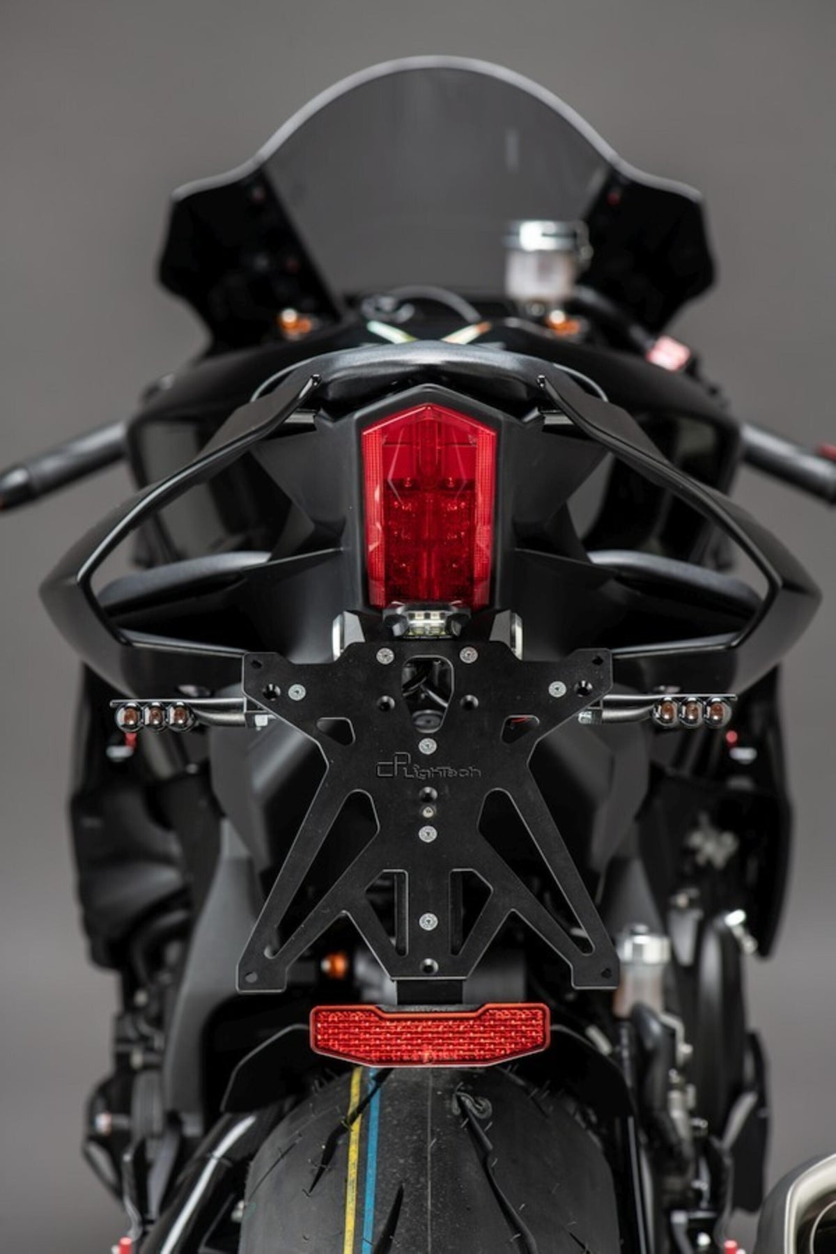 LighTech Adjustable License Plate Holder for Yamaha R1 2015, 2016, 2017, 2018, 2019, 2020, 2021, 2022, 2024, 2025 / Yamaha