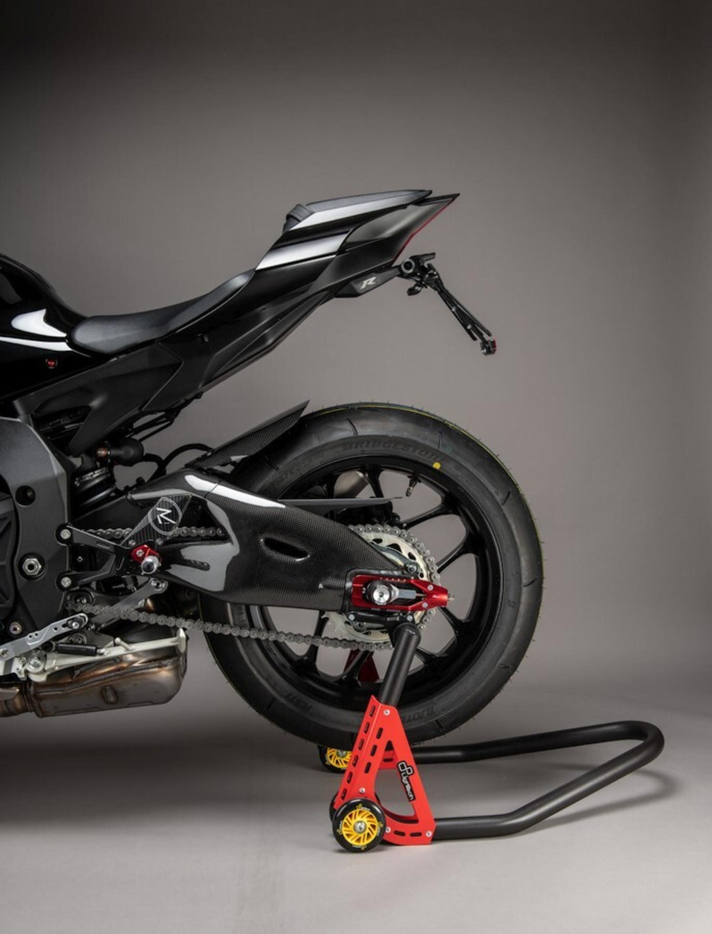 LighTech Adjustable License Plate Holder for Yamaha R1 2015, 2016, 2017, 2018, 2019, 2020, 2021, 2022, 2024, 2025 / Yamaha