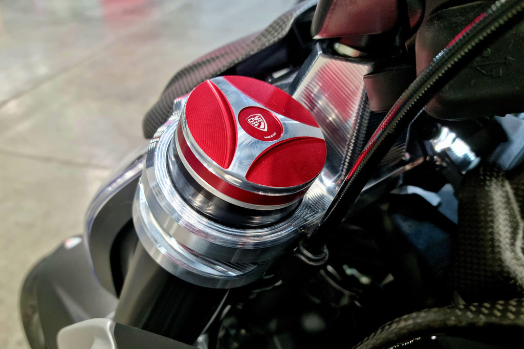 CNC Racing Fork Leg Plug Cover for Ducati Diavel V4 - CNC Racing image 4