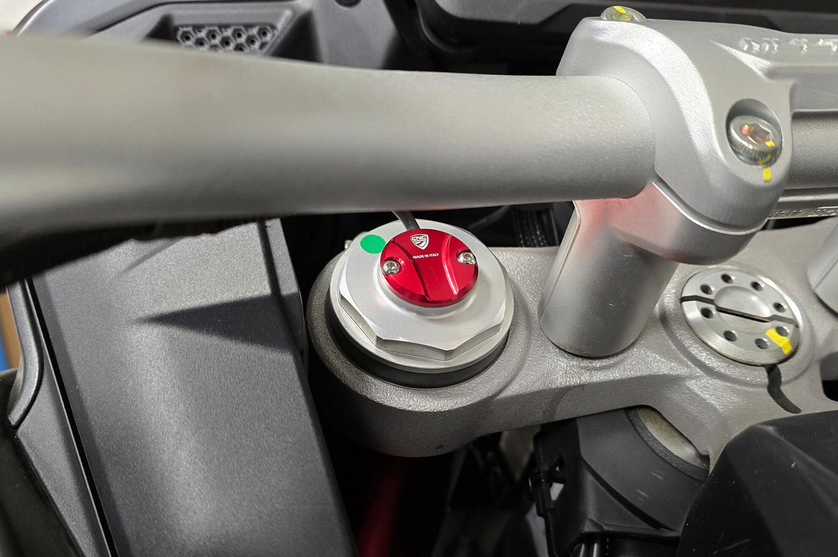 CNC Racing Fork Leg Plug Cover for Ducati Multistrada V4 S / Rally – V2 - CNC Racing image 2