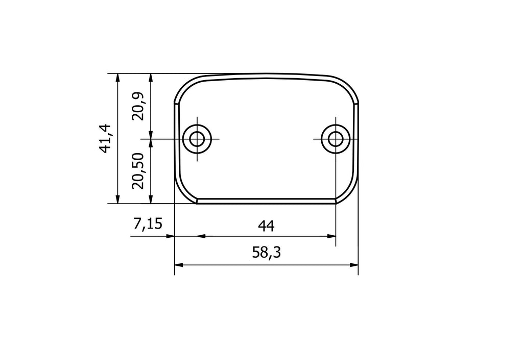 CNC Racing Front Brake Fluid Reservoir Cap for Ducati - CNC Racing image 2