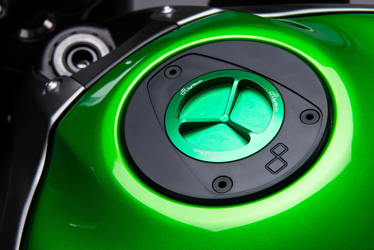 LighTech Fuel Tank Cap with Spin Locking for Kawasaki Multiple Models