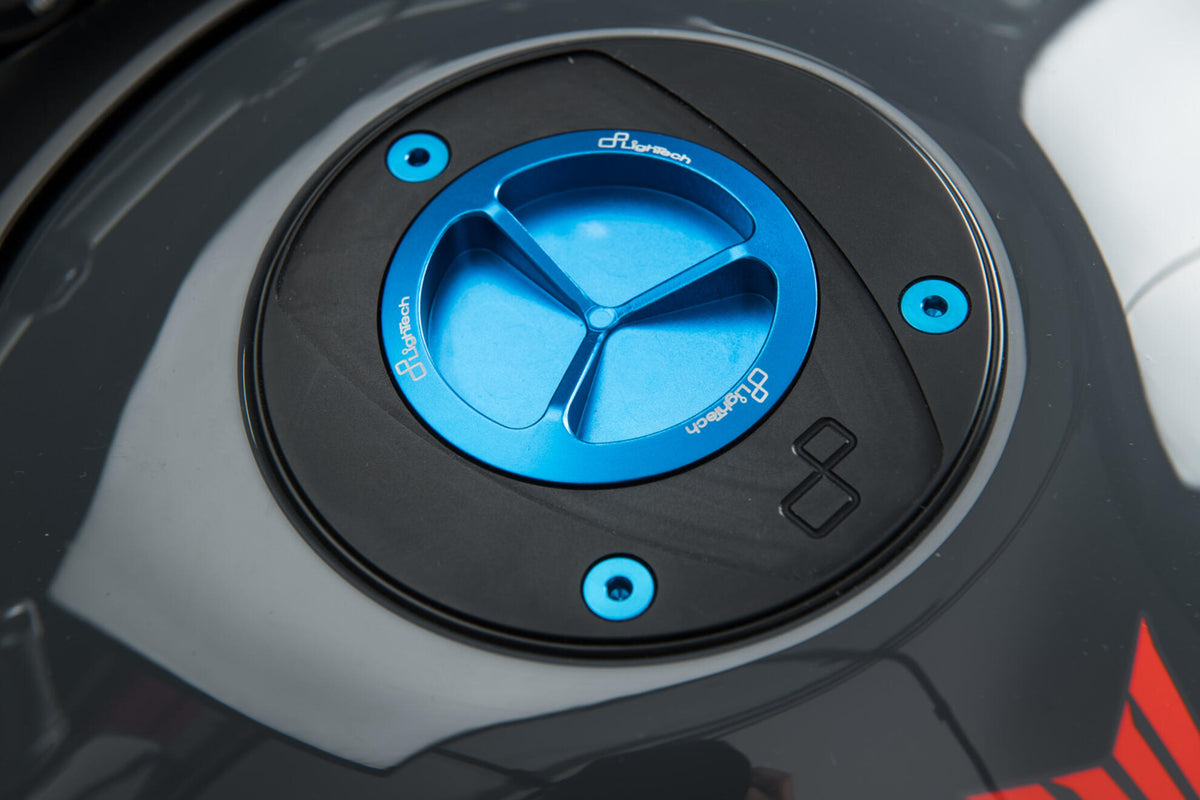 LighTech Fuel Tank Cap with Spin Locking for Yamaha, Kove, Ducati for Ducati / Kove / Yamaha Multiple Models