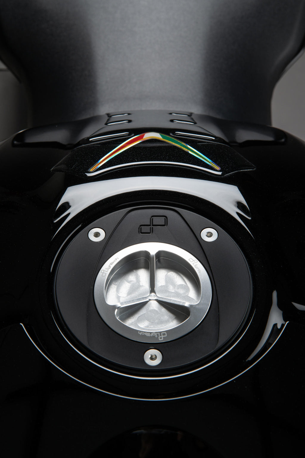 LighTech Fuel Tank Cap with Spin Locking for Yamaha, Kove, Ducati for Ducati / Kove / Yamaha Multiple Models
