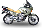 GPR exhaust Honda Transalp XL 650 V 2000-2006, Trioval, Homologated legal slip-on exhaust including removable db killer and link pipe - GPR Exhausts