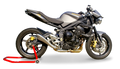 HP Corse Hydroform Satin Exhaust for Triumph Street Triple 2007-2012 - HP Corse