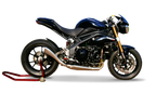 HP Corse Hydroform Satin Exhaust for Triumph Speed Triple 2011-2015 - HP Corse