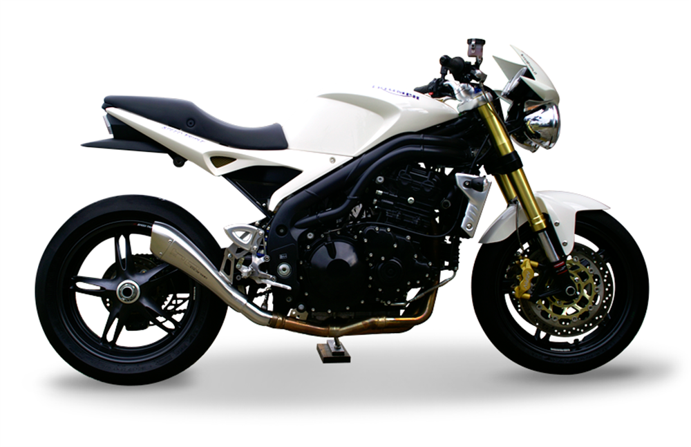 HP Corse Hydroform Satin Exhaust for Triumph Speed Triple 2005-2006 - HP Corse