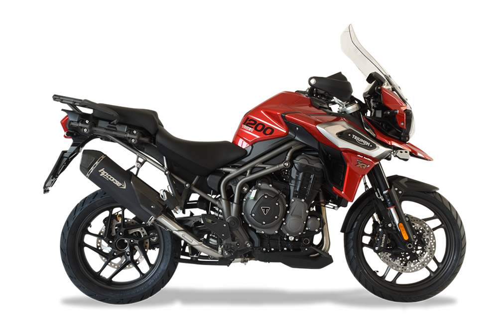 HP Corse SPS Carbon Black Exhaust for Triumph Tiger 1200 up to 2021 - HP Corse