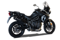 HP Corse SPS Carbon Black Exhaust for Triumph Tiger 800 2011-2020 - HP Corse