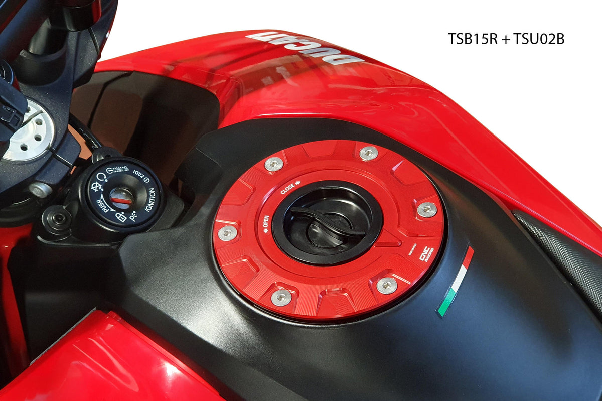 CNC Racing Fuel Tank Cap – Flange Gear for Ducati - CNC Racing image 2