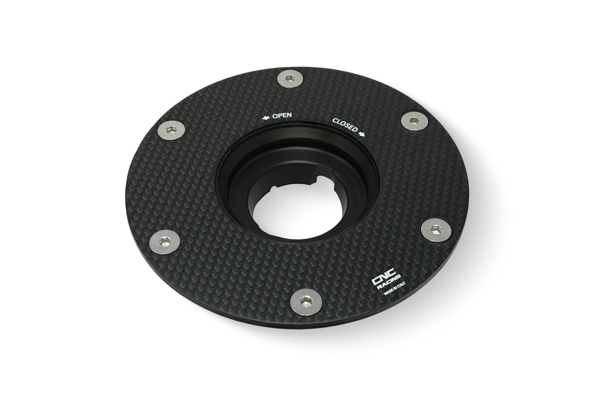 CNC Racing Fuel Tank Cap – Flange Carbon Fiber for Ducati - CNC Racing
