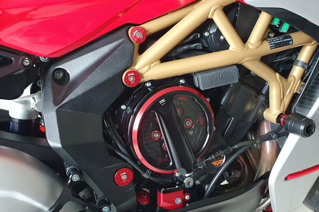 CNC Racing Frame caps sets MV Agusta Superveloce (6 pcs to be mounted with TC323) - CNC Racing image 2