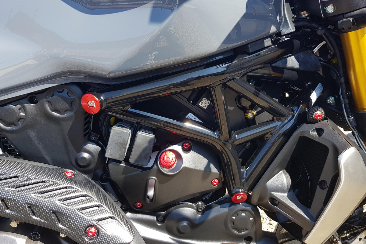 CNC Racing Frame Cap Sets for Ducati Monster 821 1200 - CNC Racing image 2