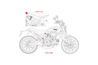 CNC Racing Rear Frame Holes Plugs Kit for Ducati Scrambler 1100 - CNC Racing image 3