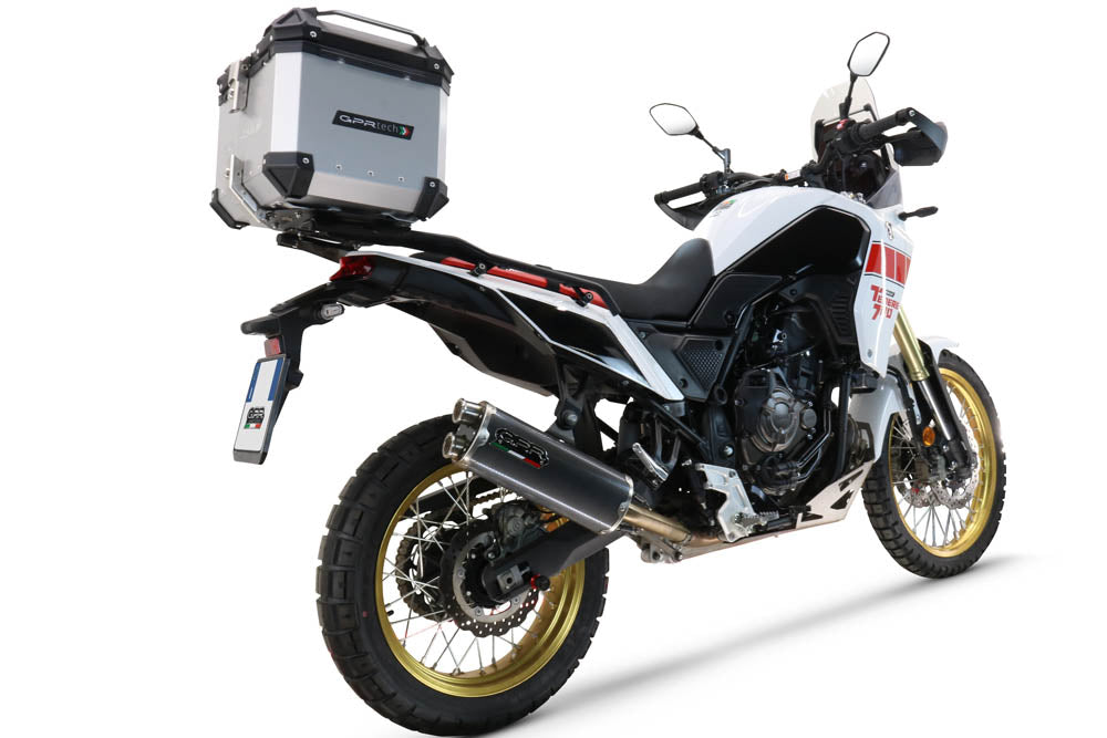 GPR Tech Alpi-Tech 35L Aluminium Top Case with Roof Rack & Specific Fitting Plate - Yamaha Tenere 700 (2019–2020) - Silver - image 3