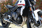 GPR exhaust Triumph Trident 660 2021-2024, M3 Inox , full system exhaust legal for UK and non-EU countries including removable db killer - GPR Exhausts